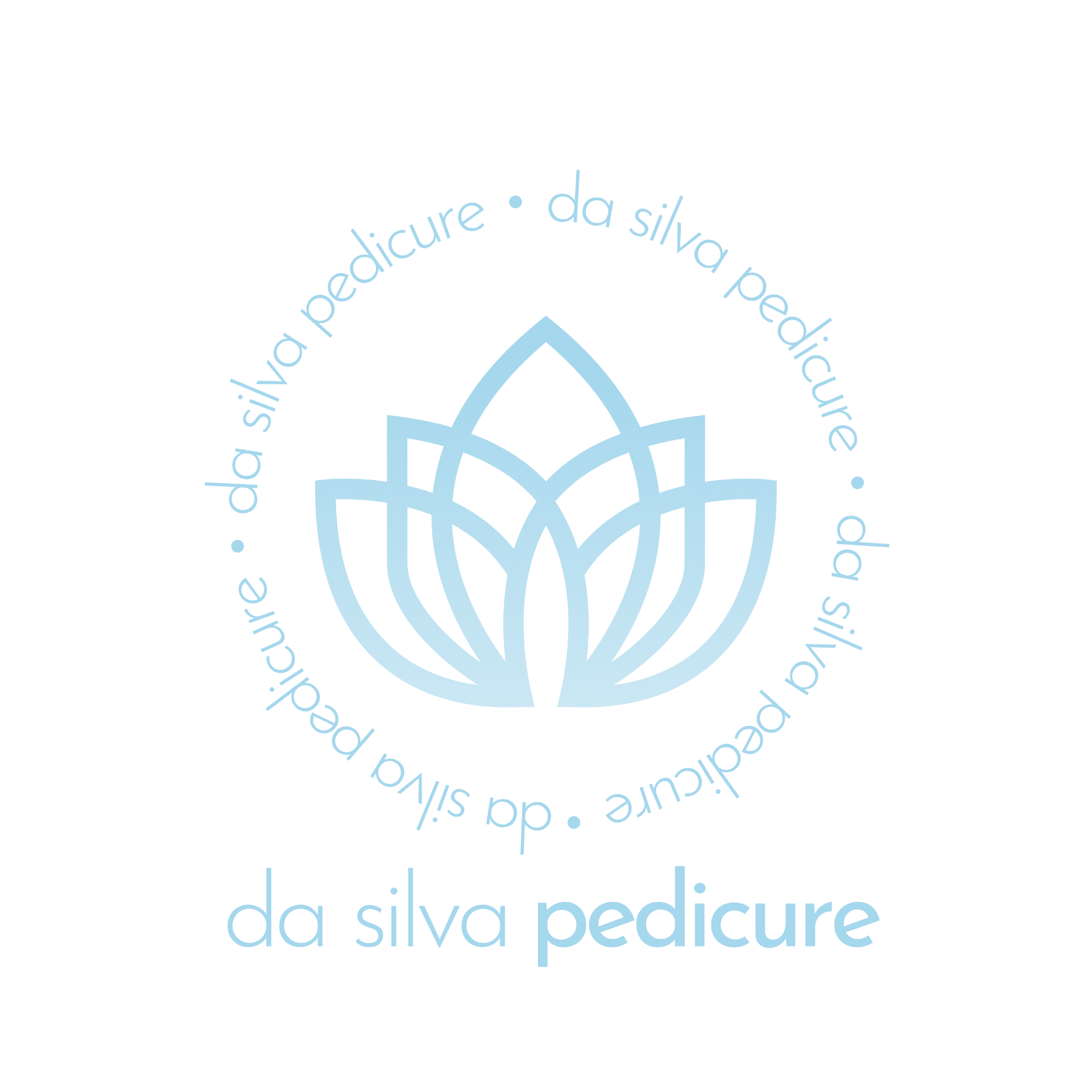 da silva pedicure logo by emer designs